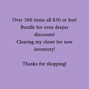 Many items $5-$10 Bundle for more Discounts!